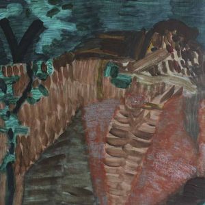 Sofia Ines Musumano Bacio nel bosco acrilico su tela aprile 2018