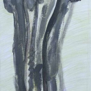 Sofia Ines Musumano Ballerina Tecnica mista acrilico su tela e matite cm24x54 luglio 2018