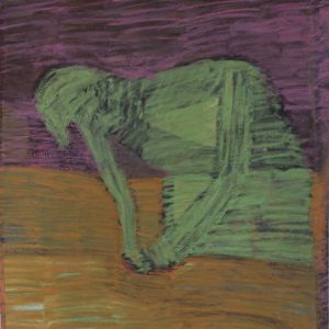 Sofia Ines Musumano Con fatica acrilico e pastelli su tela cm40x55 settembre 2018