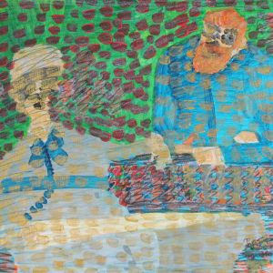 Sofia Ines Musumano Desiderio acrilici su tela ed pennarelli 54x40cm agosto 2019