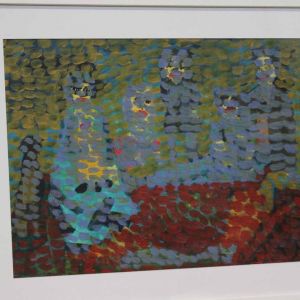 Sofia Ines Musumano Dietro gli sguardi acrilico su tela cm55x40 settembre2018