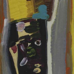 Sofia Ines Musumano Il Re triste acrilico su tela cm18x55 novembre 2018