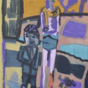 Sofia Ines Musumano Il nobile e il cittadino acrilico su tela cm40x55 agosto2018