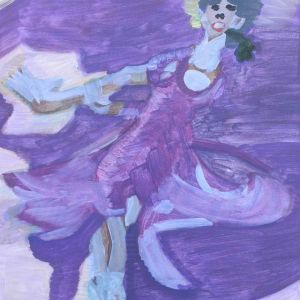 Sofia Ines Musumano In me la danza acrilico su tela cm40x55 luglio 2018