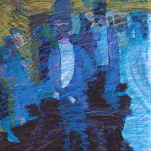 Sofia Ines Musumano Monsieur acrilici e matite su tela 40X54cm settembre 2019