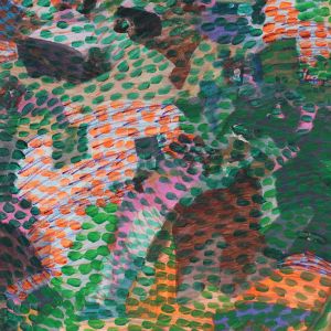 Sofia Ines Musumano Nascita di Gea acrilici e pennarelli su tela 40X54cm Luglio 2019