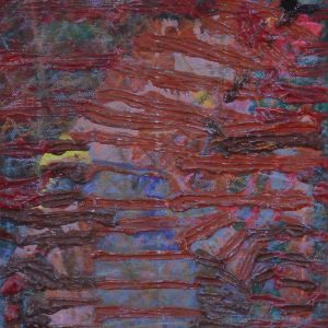 Sofia Ines Musumano Nascosto acrilici siringhe gessetti cm21x54 giugno 2020