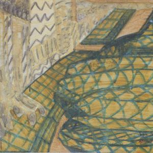 Sofia Ines Musumano Quartiere Stadio acrilico e pennarelli su tela cm54x36 gennaio 2017