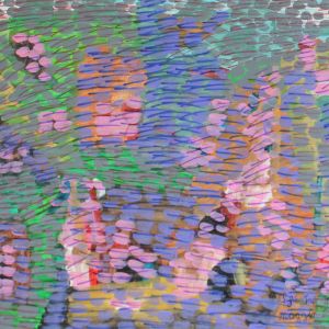 Sofia Ines Musumano Risveglio acrilici e pennarelli su tela 54x40cm maggio 2019