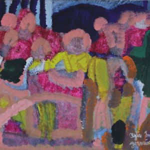 Sofia Ines Musumano Salon Acrilici e spugna pennarelli cm57x42 gennaio 2020