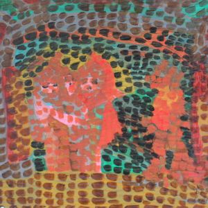 Sofia Ines Musumano Senza titolo acrilici su tela 54x40cm luglio 2019