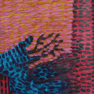 Sofia Inès Musumano Paesaggio Acrilici penne e pennarelli su tela cm41x56 Maggio 2019