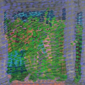 Sofia Inés Musumano In scatola Acrilici e pennarelli su tela cm40x56 Luglio 2019