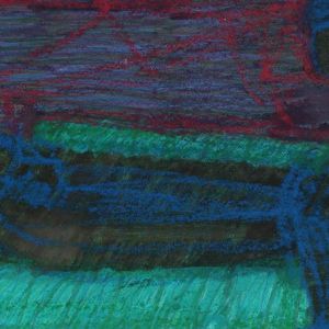 Sofia Inés Musumano Veglia acrilici pastelli ad olio e penne su tela cm55x18 Marzo 2019