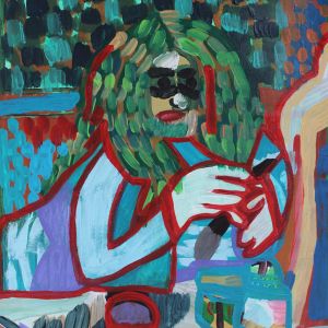 Sofia Inés  Musumano Senza titolo Acrilici su tela cm55x40 Giugno 2019