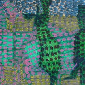 Sofia  Inés Musumano In posa Acrilici e pennarelli su tela cm40x56 Agosto 2019